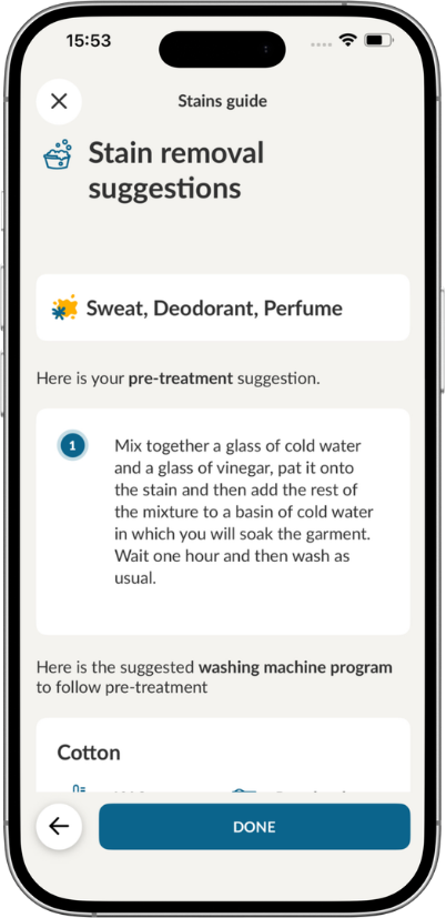 trattamento delle machhie dellìapp hOn